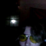 image depiction of the "little terrorist" in question. it's completely dark in the image because he was in the middle of a lake up in the mountains at, like, 1am